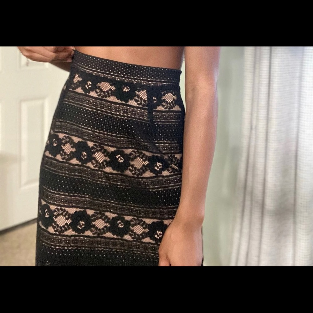 Set of top and skirt